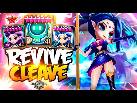 REVIVE CLEAVE COMBO with Light Robo and Hell Ladies - Summoners War