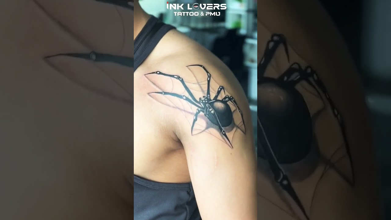 The 3D Spider Tattoo That Will Haunt Your Dreams