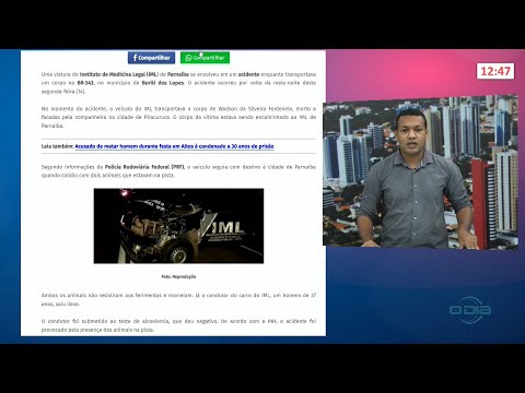 Notícias do Portal O Dia com o repórter André Santos 15 03 2022