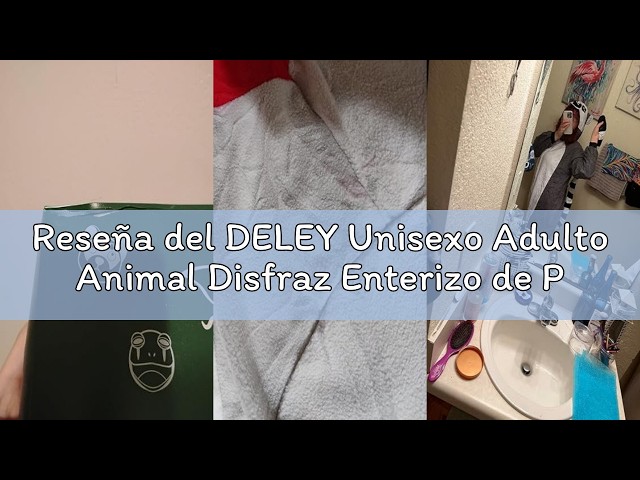 Vídeo relacionado con flintronic Unisexo Adulto Animal Pijamas De Mono, Cosplay Ropa Salón Pijamas, Fiesta De Pijama Halloween Carnaval Christmas