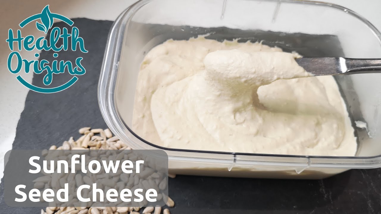 Sunflower Seed Cheese - vegan, spreadable, no oil!