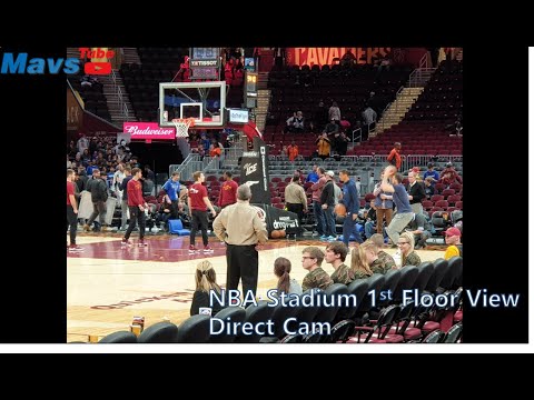 Quicken Loans Arena 1st floor view pregame
