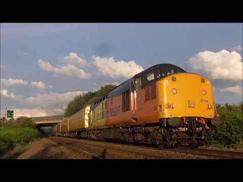 Colas Rail 37057 and 37116 and DRS 68005 and 68024 on the Wherry Lines - 20/07/17