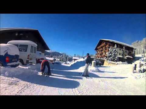 Königsleiten vom Haus zur Piste 2014