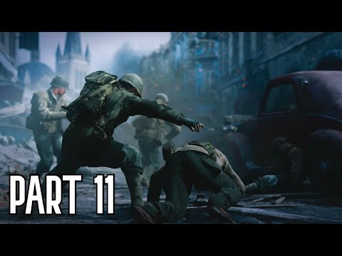 CALL OF DUTY WW2 Walkthrough Part 11 - The Rhine - Campaign Mission 11 (COD World War 2)