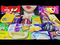 ASMR AICE ICE CREAM AICE CHOCOLATE ALMOND MOCHI ICE CREAM MANGO SLUSH DARK COOKIES BERRY CHOCO