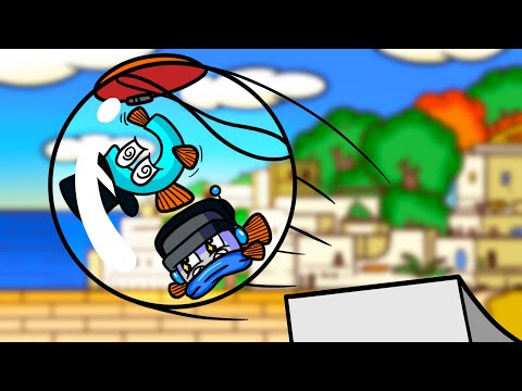 We Got Stuck in a Ball and Rolled to Freedom as Dumb Fish in I Am Fish!