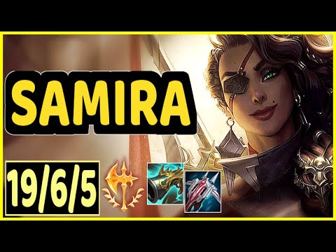 SAMIRA VS VAYNE - 19/6/5 KDA ADC GAMEPLAY GRANDMASTER I