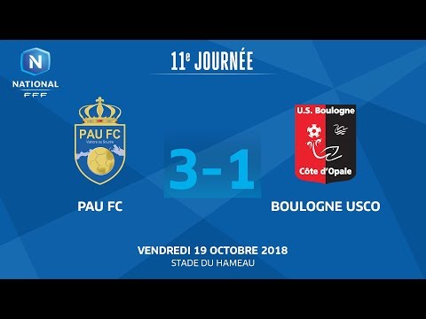 J11: Pau FC - US Boulogne CO (3-1), le résumé