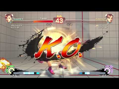 SSF4: Kayane (Chun-Li) VS valmaster (Chun-Li) 3/3
