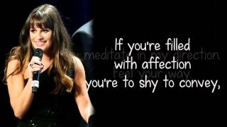 Glee - You&#39;re The One That I Want (Lyrics)