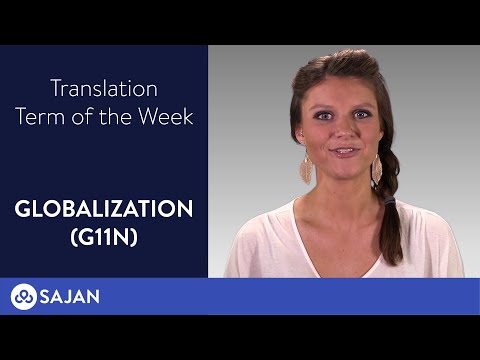 Globalization (G11N): Internationalize and localize your product or service