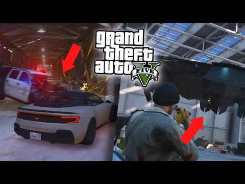 I Tried the FORBIDDEN MISSION of Finding UFOs in a MILITARY Base in GTA 5! (Mod)