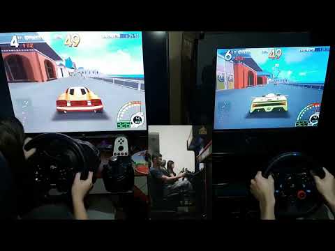 MAME 0.246 - California Speed - LINKED - Thrustmaster T300 - Logitech G29 - Force Feedback