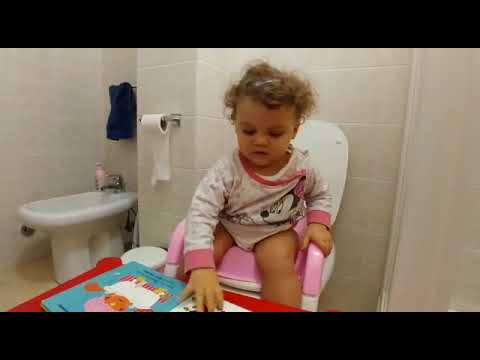 Gemmina prima cacca sul vasone