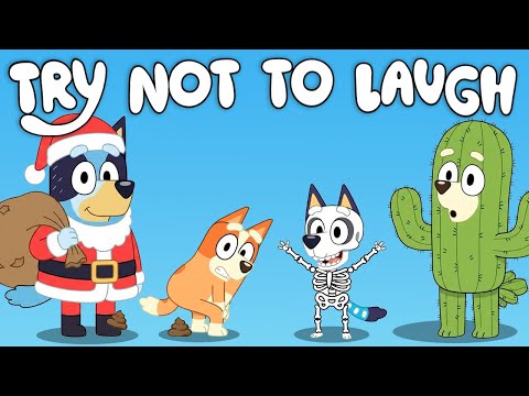 BLUEY - TRY NOT TO LAUGH😂🤣 Wacky Overdrive [YTP]