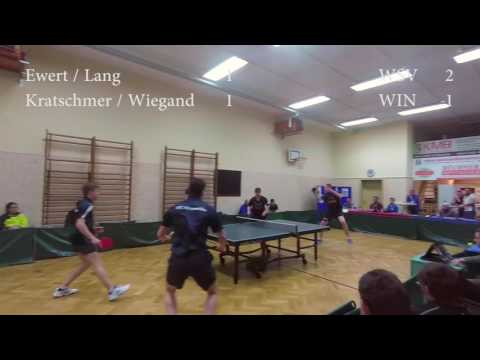 TT-Intercup, Weißenborner SV - TTC Winnweiler, Ewert / Lang - Kratschmer / Wiegend