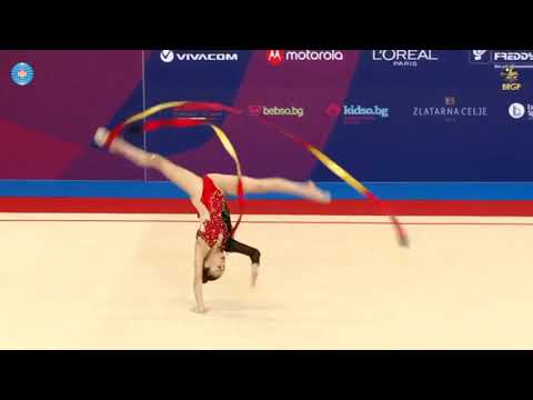 Eleonore Caburet FRA Ribbon Qualifications - IT Sofia Cup 2019