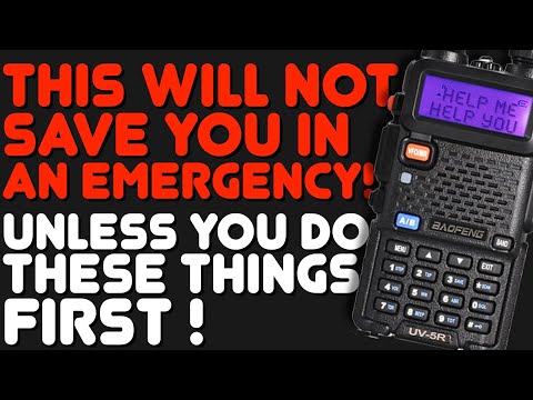 Using A Baofeng UV-5R Radio For Emergency Communications - What Is Your Emergency Comms Plan?