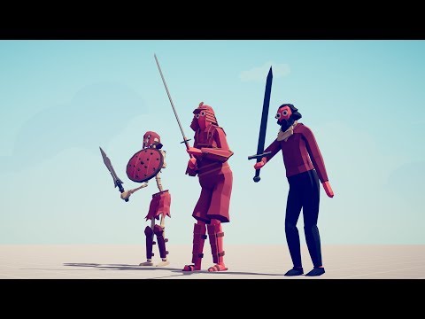 SWORD TRIO vs EVERY UNIT #2 - Totally Accurate Battle Simulator TABS