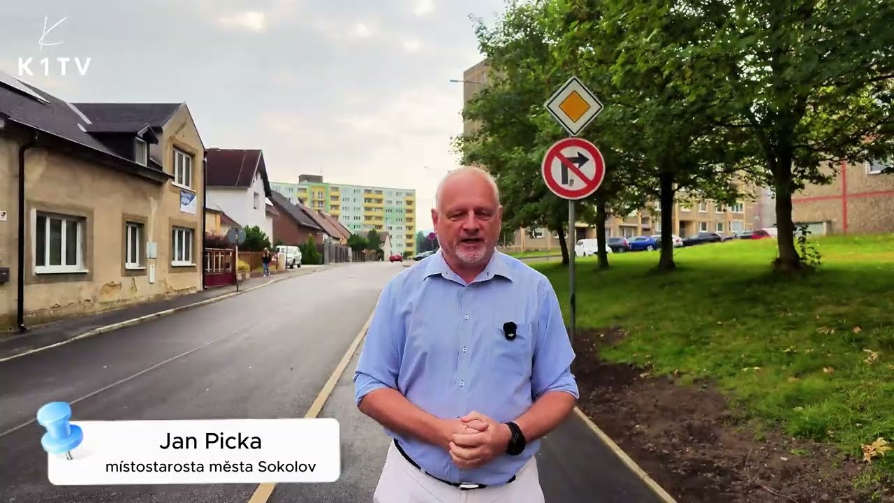 🚧 Rekonstrukce ulice Jiřího z Poděbrad v Sokolově je dokončena! 🎉