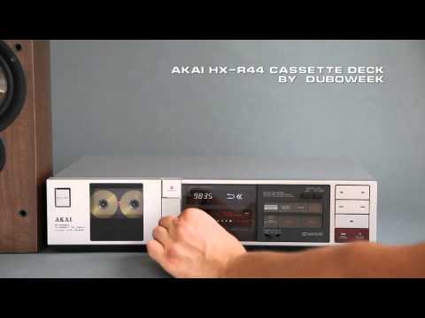 AKAI HX-R44: Stereo Cassette Deck Demo