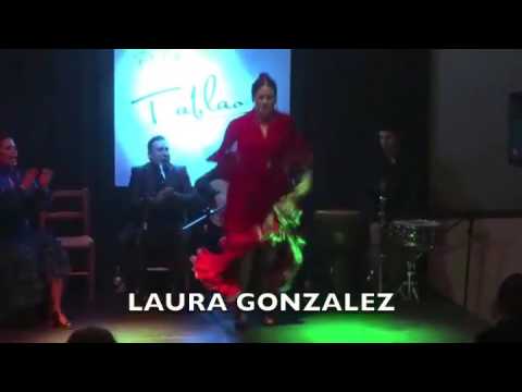 Laura Gonzalez no Tablao Perla Flamenca