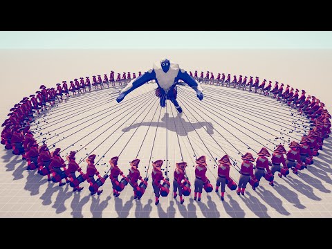 100x HARPOONS vs EVERY UNIT -  TABS Totally Accurate Battle Simulator