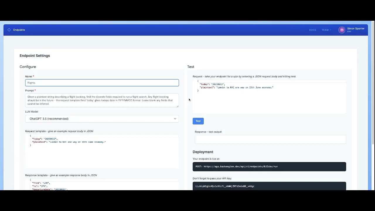 Backengine tutorial