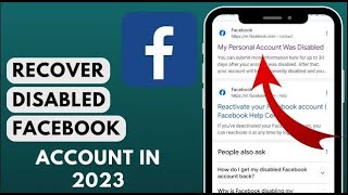 How to Recover Permanently Disabled Facebook Account (2023) | Disabled Facebook Account Recovery