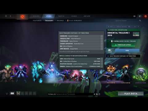 Opening Immortal Treasure I 2018 - The International 2018 Battle Pass