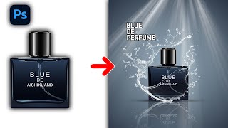 Perfume product manipulation using Photoshop | Photoshop tutorial