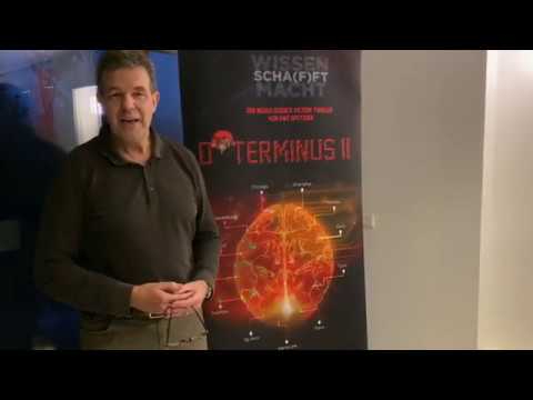 Uwe Spetzger lädt zur Lesung von "Determinus II" im Kammertheater Karlsruhe  ein