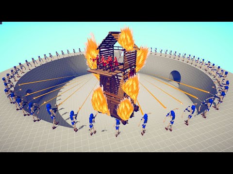 100x FIRE ARCHER vs EVERY UNIT | Totally Accurate Battle Simulator TABS