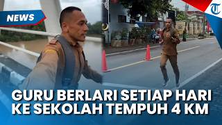 LUAR BIASA! Momen Guru di Bojonegoro Tempuh 4 KM Ke Sekolah dengan Berlari Pace 3