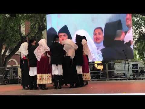 Davide Caddeo gruppo folk Tuffudesu Osilo  ballo sardo s'agesa SantEfisio 2023 folk Cagliari