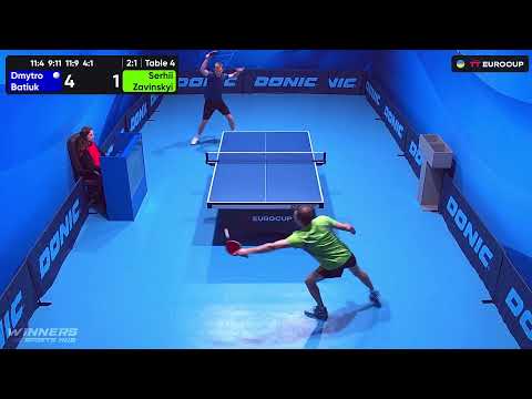 09:30 Dmytro Batiuk - Serhii Zavinskyi 20.09.2023 TT Euro.Cup Ukraine Professional. TABLE 4