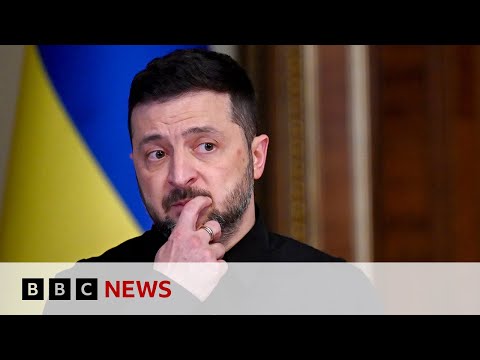 Video | Zelensky prepares to meet Trump at White House | BBC News