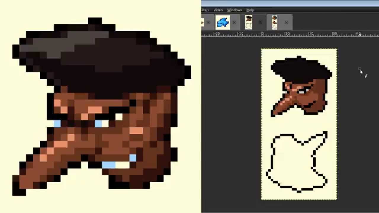 Pixel Art Silhouette Challenge #2 - Sly Guy