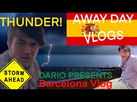EVACUATING a BARCELONA BEACH STORM?! Vlog 004