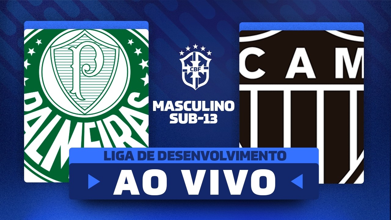 JOGO COMPLETO: PALMEIRAS x ATLÉTICO-MG | LIGA DE DESENVOLVIMENTO MASCULINA SUB-13