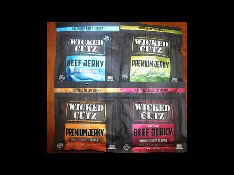 Wicked Cutz Original Peppered & Mesquite BBQ Beef...