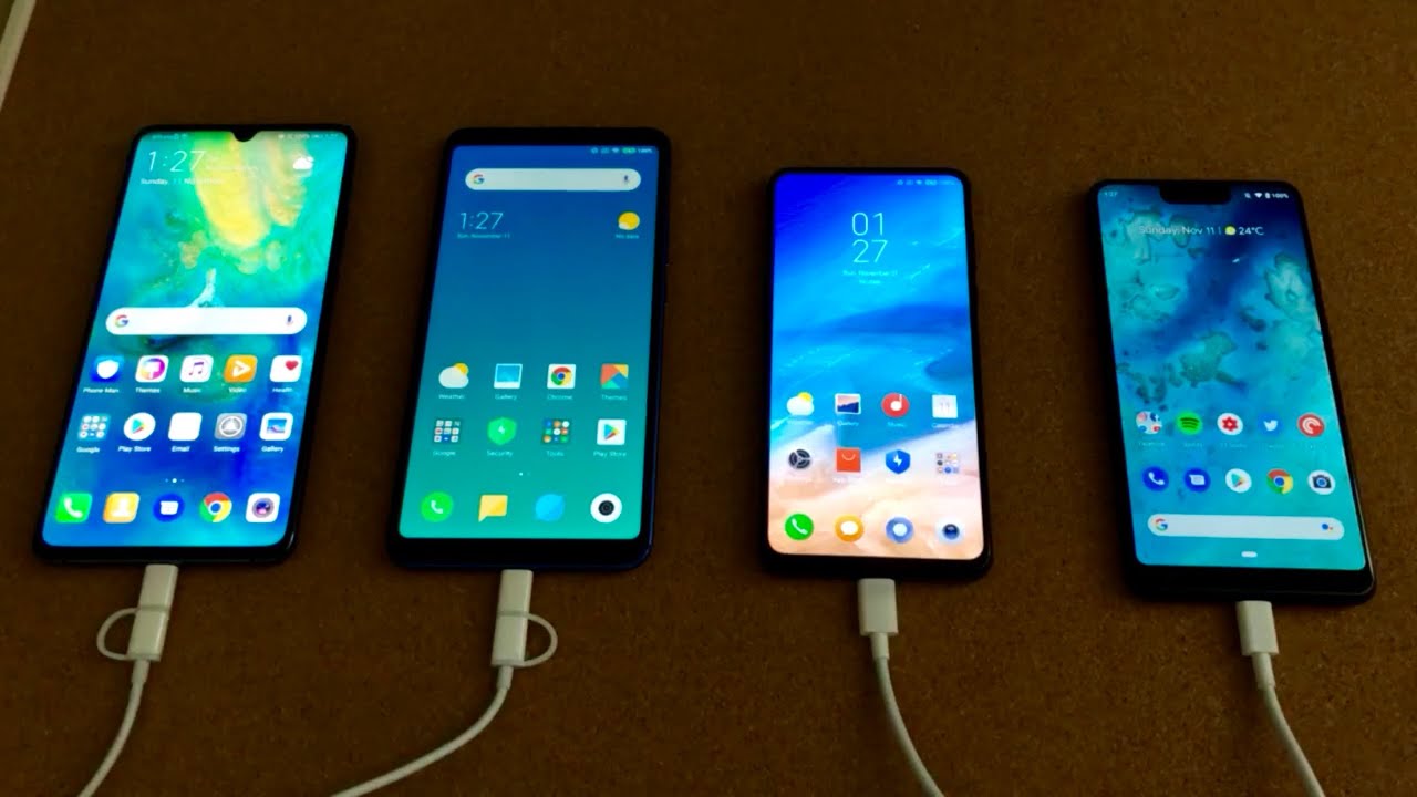 Mate 20 X vs Mi Max 3 vs Mi Mix 3 vs Pixel 3 XL - EPIC Battery Drain Test!