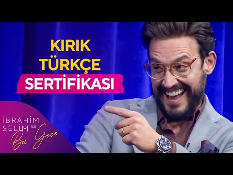 Danilo Zanna'nın Türkçe Sertifikası | İbrahim Selim ile Bu Gece