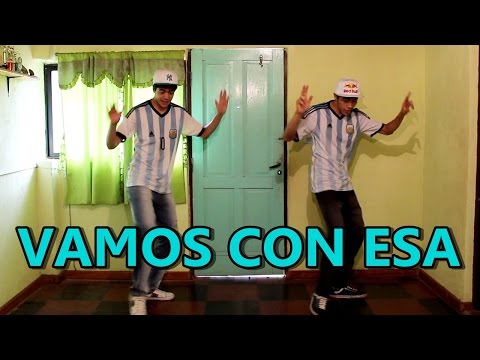Jorge y Nacho bailando VAMOS CON ESA