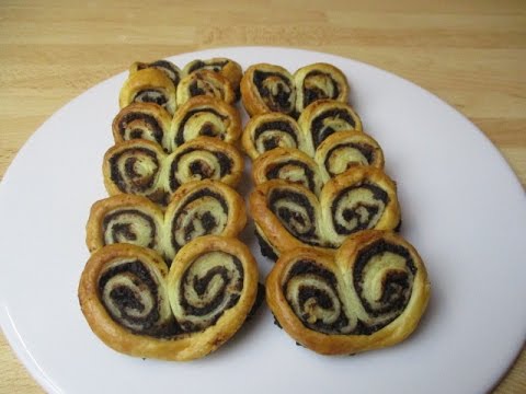 Recette des palmiers salés à la tapenade d'olives noires et anchois