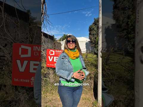 📍 Lote en venta en esquina de Independencia y Córdoba, Villa Constitución.