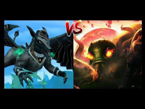 drak-serket vs octoni - @HungryDragon