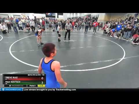 70 Lbs Cons. Round 1 - Treve Ruiz, IA Vs Max Rentsch, WI 6255