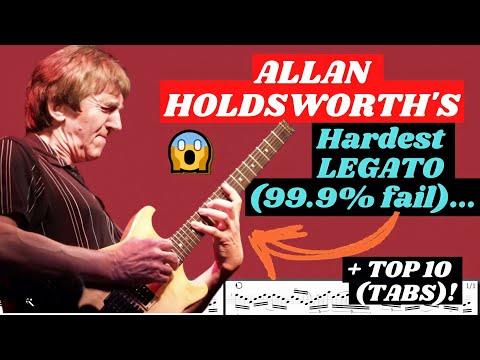 ALLAN HOLDSWORTH's incredible LEGATO skills in under 11 seconds!